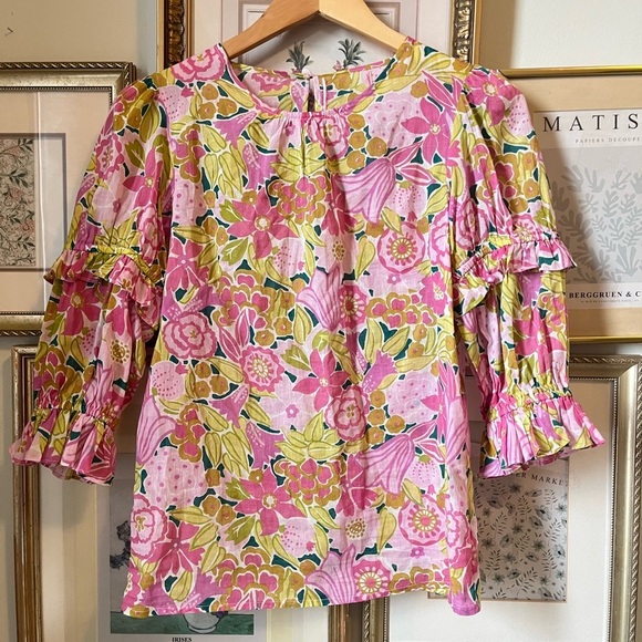 BANJANAN chloe top in crocus XS - Picture 6 of 15